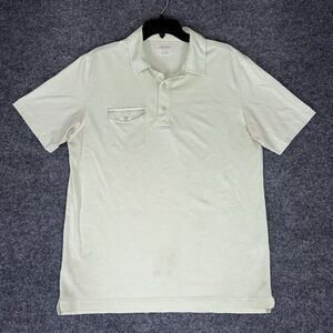 Linksoul Polo Shirt Men Large Green Short Sleeve Pocket Golf Casual Cotton Adult